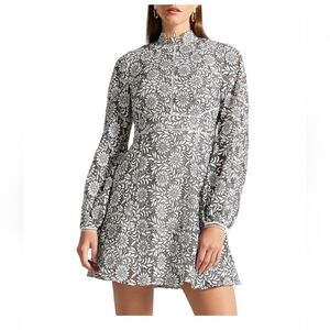 Ted Baker Hudsyn Fit and Flare Mini Dress With Ladder Trim